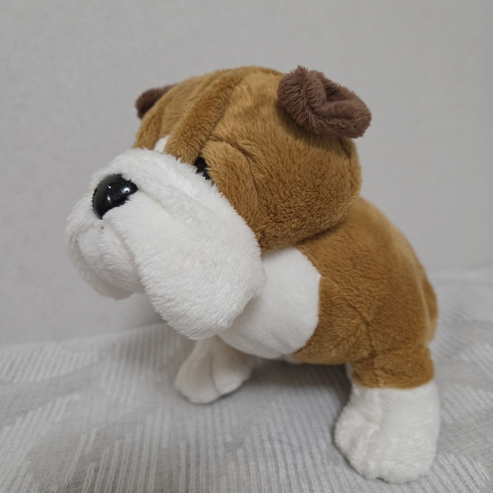 Ganz Webkinz Bulldog HM126 Plush Stuffed Animal Toy Soft